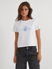 Disney Pixar A Bug’s Life True Love Baby Tee In White Tops & T-Shirts Skinnydip London