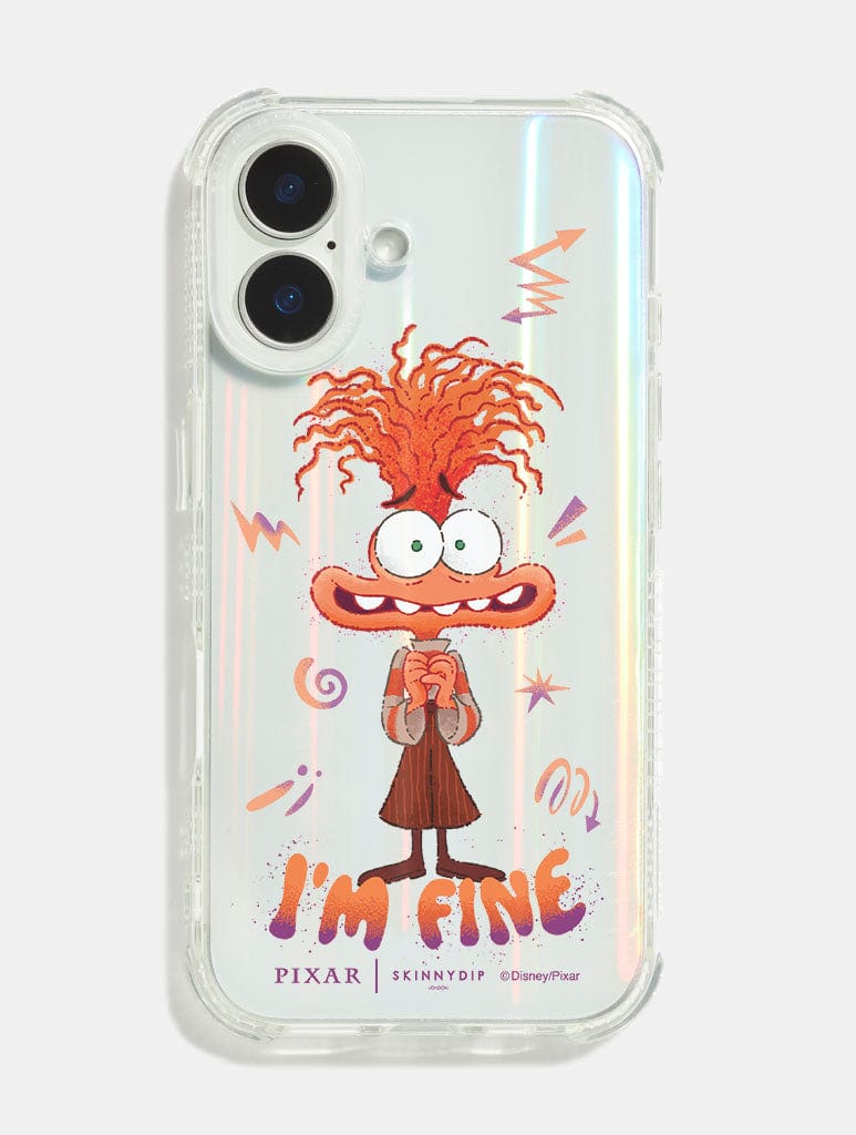 Disney Pixar Anxiety I'm Fine Shock iPhone Case Phone Cases Skinnydip London