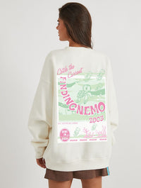 Disney Pixar Finding Nemo Sweatshirt In White Hoodies & Sweatshirts Skinnydip London