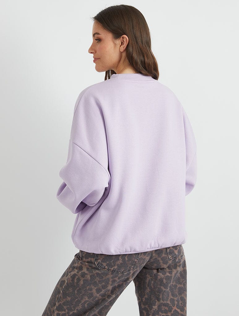 Disney Pixar Monsters Inc I'm Your Boo Sweatshirt In Lilac Hoodies & Sweatshirts Skinnydip London