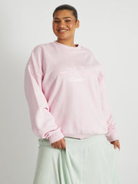 Disney Princess Castle Aurora Sweatshirt in Pink Hoodies & Sweatshirts Skinnydip London
