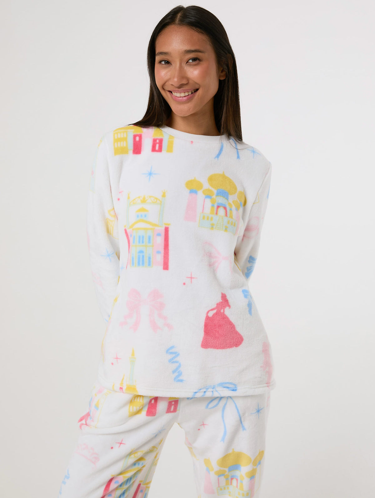 Disney Princess Glitter Fleece Twosie Set Lingerie & Nightwear Skinnydip London