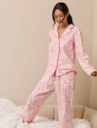 Disney Princess Stripe Pyjama Set with Scrunchie Lingerie & Nightwear Skinnydip London