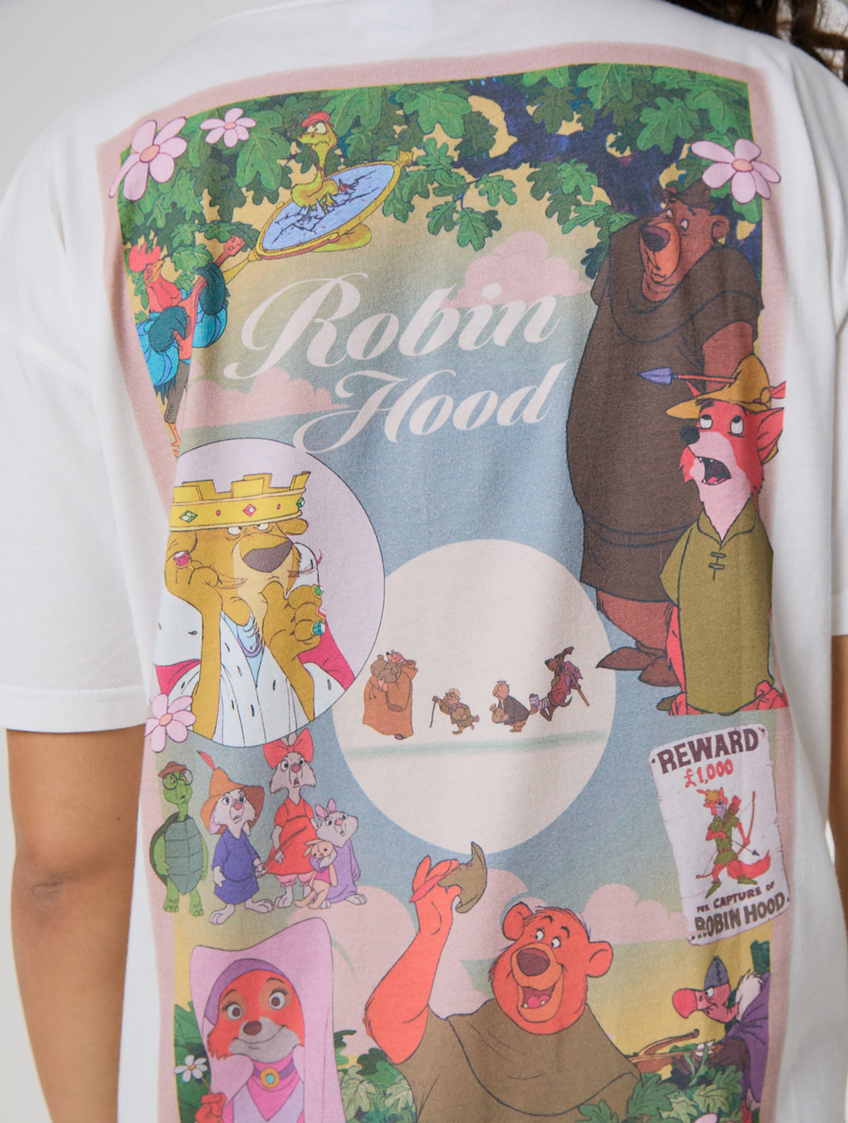 Disney Robin Hood Character Poster T-Shirt Tops and T-Shirts Skinnydip London