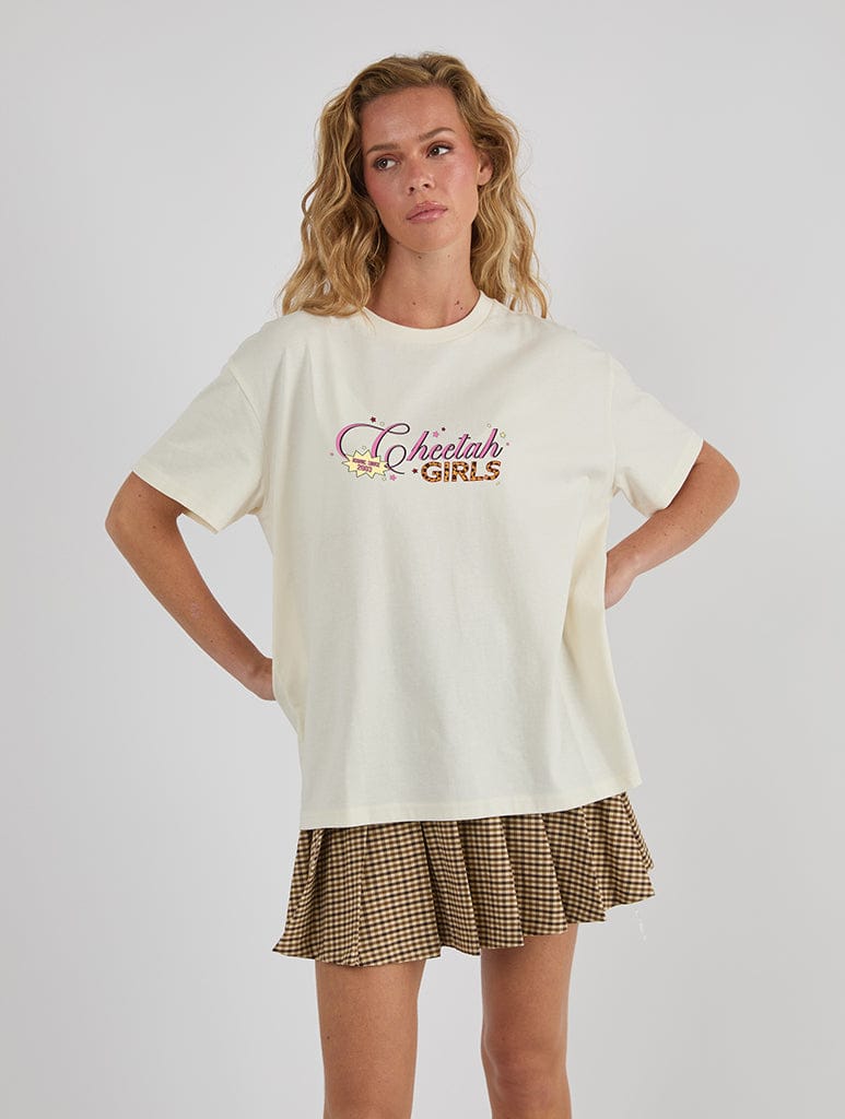 Disney The Cheetah Girls Poster T-Shirt In White Tops & T-Shirts Skinnydip London