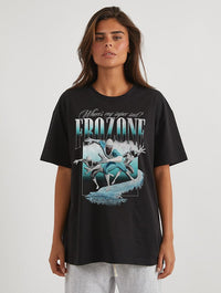 Disney The Incredibles Frozone T-Shirt In Black Tops & T-Shirts Skinnydip London
