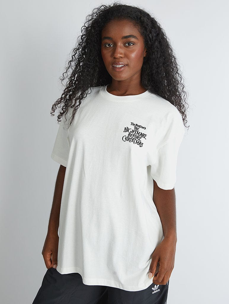 Disney The Nightmare Before Christmas Poster T-Shirt Tops & T-Shirts Skinnydip London