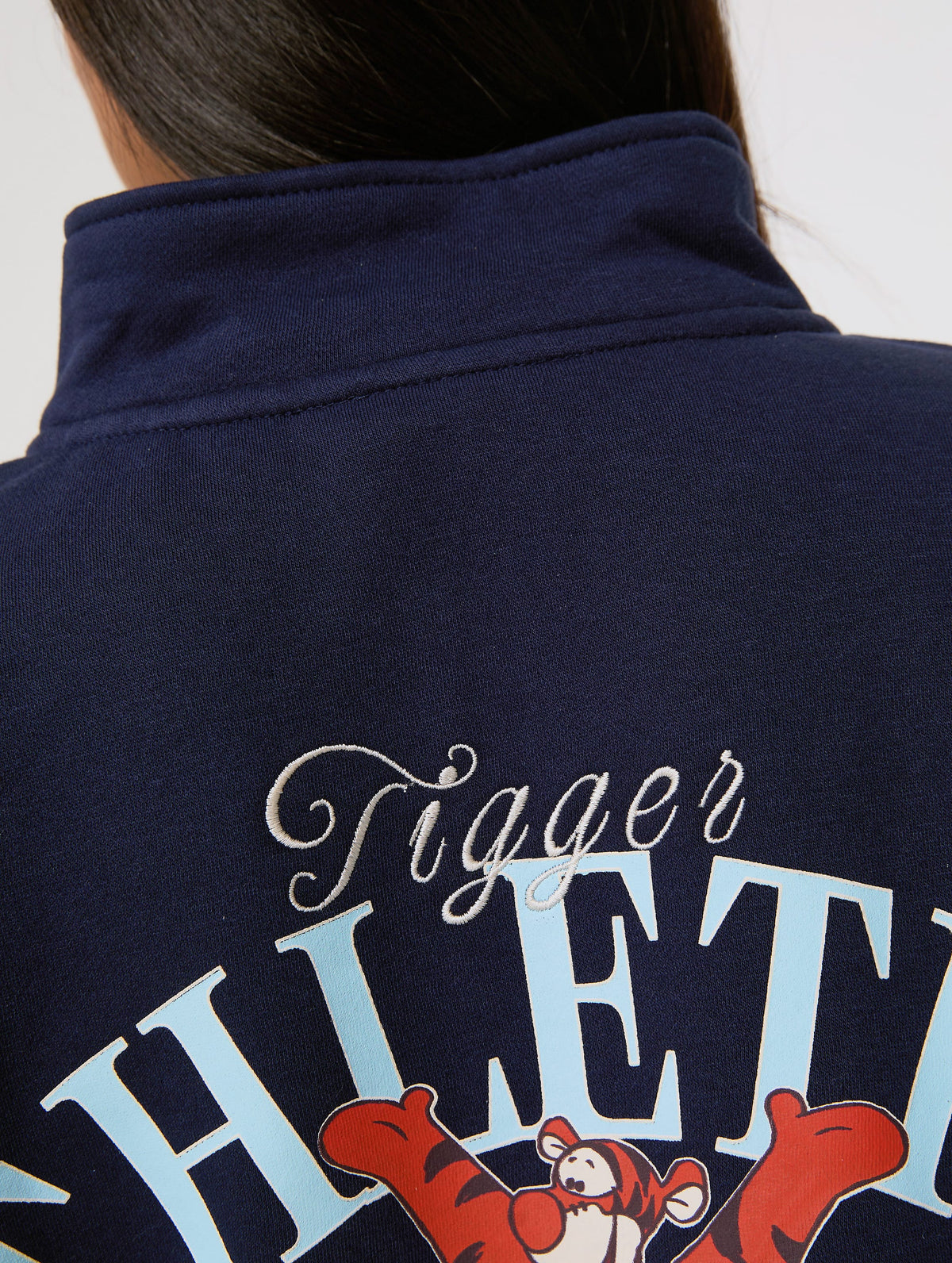Disney Tigger Athletics Quarter Zip Sweatshirt Hoodies & Sweatshirts Skinnydip London