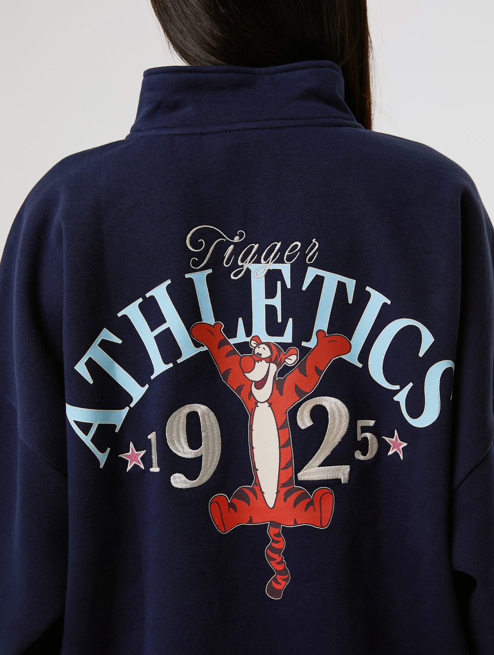 Disney Tigger Athletics Quarter Zip Sweatshirt Hoodies & Sweatshirts Skinnydip London