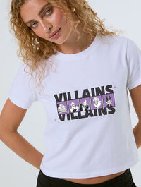 Disney Villains Baby T-Shirt In White Tops & T-Shirts Skinnydip London
