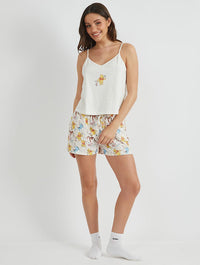 Disney Winnie the Pooh Cami & Short Pyjama Set Lingerie & Nightwear Skinnydip London