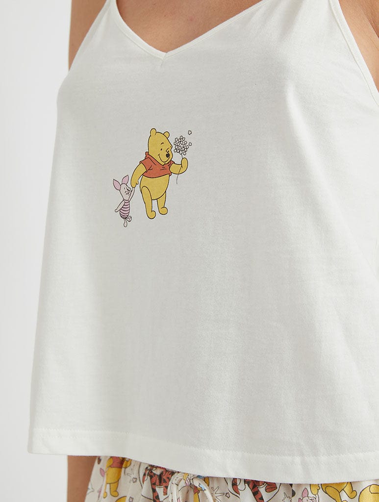 Disney Winnie the Pooh Cami & Short Pyjama Set Lingerie & Nightwear Skinnydip London