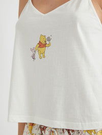 Disney Winnie the Pooh Cami & Short Pyjama Set Lingerie & Nightwear Skinnydip London