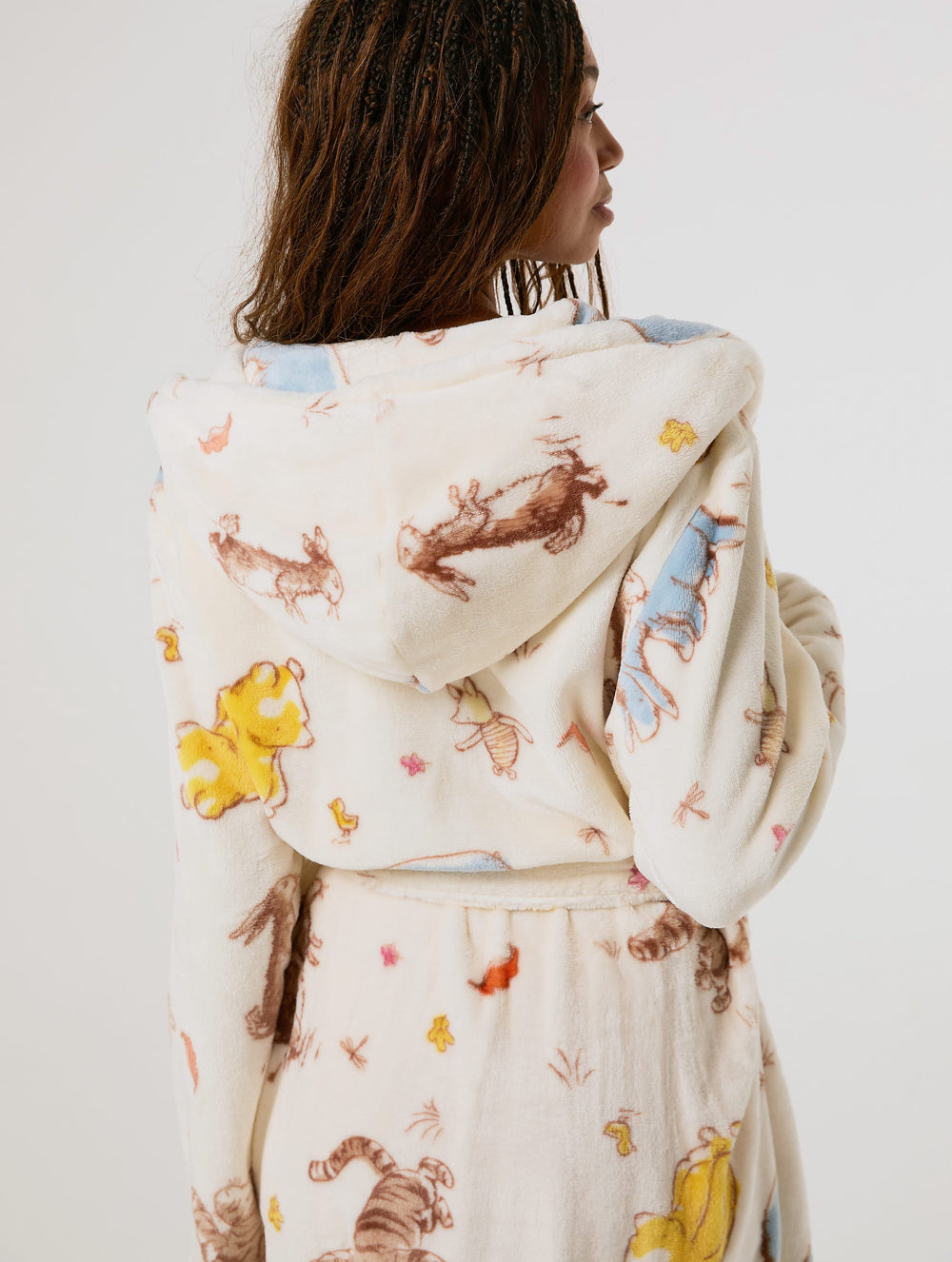 Disney Winnie the Pooh Ecru Dressing Gown Lingerie & Nightwear Skinnydip London