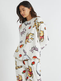 Disney Winnie The Pooh Fleece Pyjama Set Lingerie & Nightwear Skinnydip London