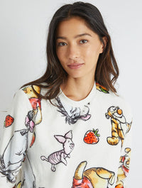 Disney Winnie The Pooh Fleece Pyjama Set Lingerie & Nightwear Skinnydip London