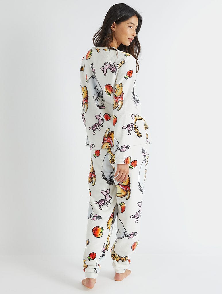 Disney Winnie The Pooh Fleece Pyjama Set Lingerie & Nightwear Skinnydip London