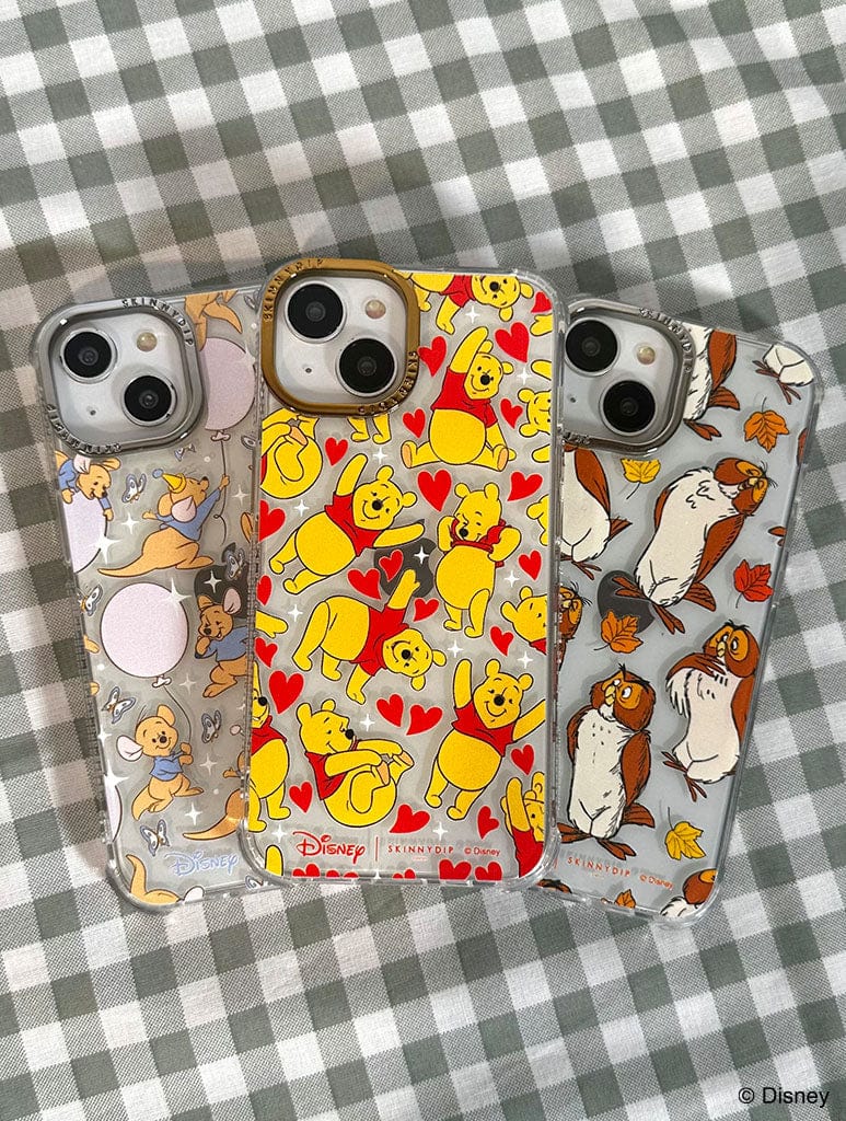 Disney Winnie The Pooh Hearts Shock iPhone Case Phone Cases Skinnydip London