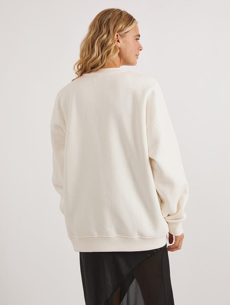 Disney Winnie the Pooh Honey Bunny Sweatshirt In White Hoodies & Sweatshirts Skinnydip London