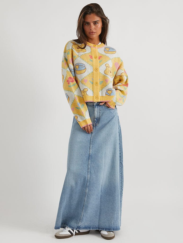 Disney Winnie The Pooh Knitted Cardigan Jumpers & Cardigans Skinnydip London