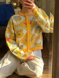 Disney Winnie The Pooh Knitted Cardigan Jumpers & Cardigans Skinnydip London