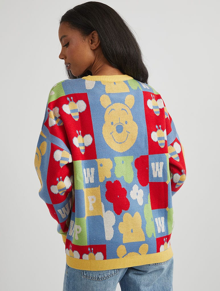 Disney Winnie The Pooh Knitted Jumper Jumpers & Cardigans Skinnydip London
