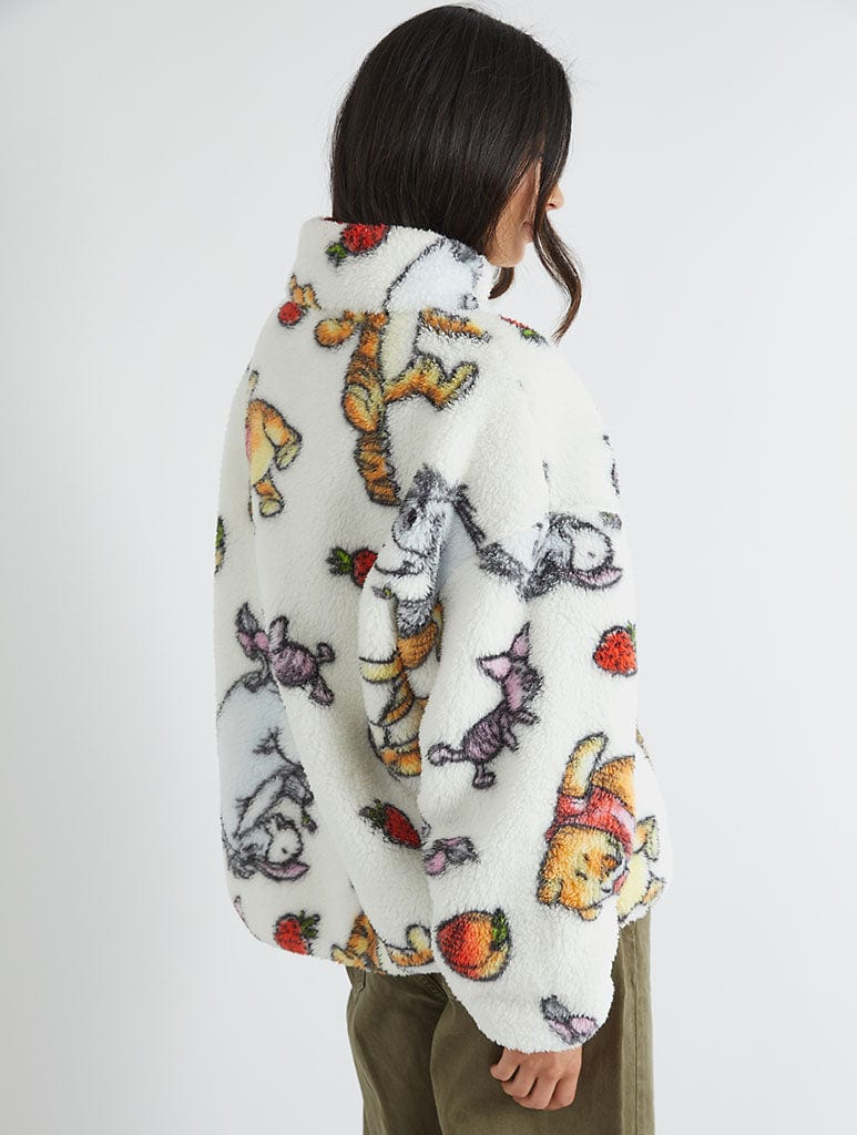 Disney Winnie The Pooh Longline Fleece Coats & Jackets Skinnydip London