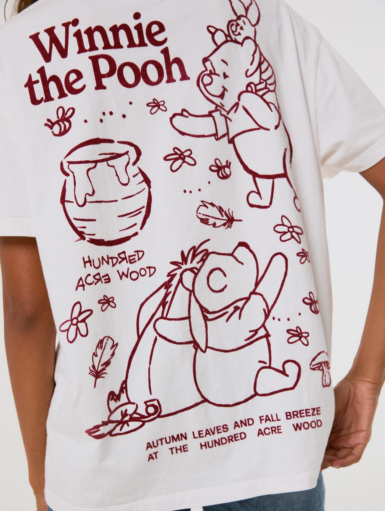 Disney Winnie The Pooh Outline T-Shirt Tops & T-Shirts Skinnydip London