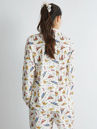 Disney Winnie The Pooh Pyjama Set in Ecru Lingerie & Nightwear Skinnydip London