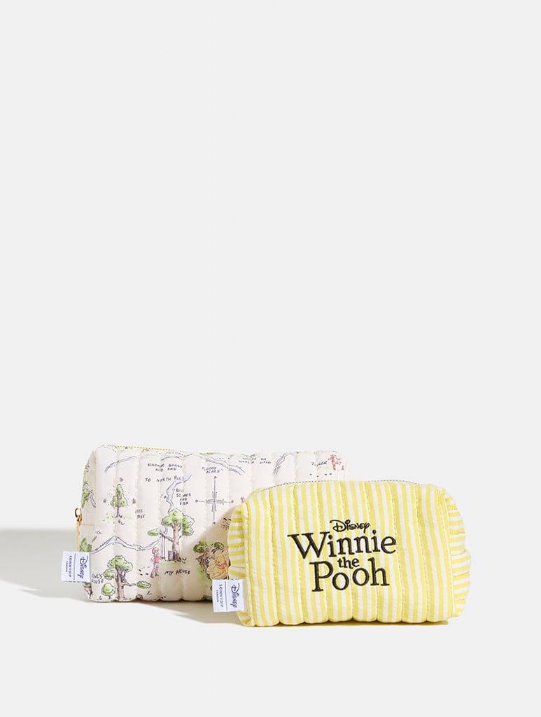 Disney Winnie the Pooh Quilted Makeup Bag Set Makeup Bags & Wash Bags Skinnydip London