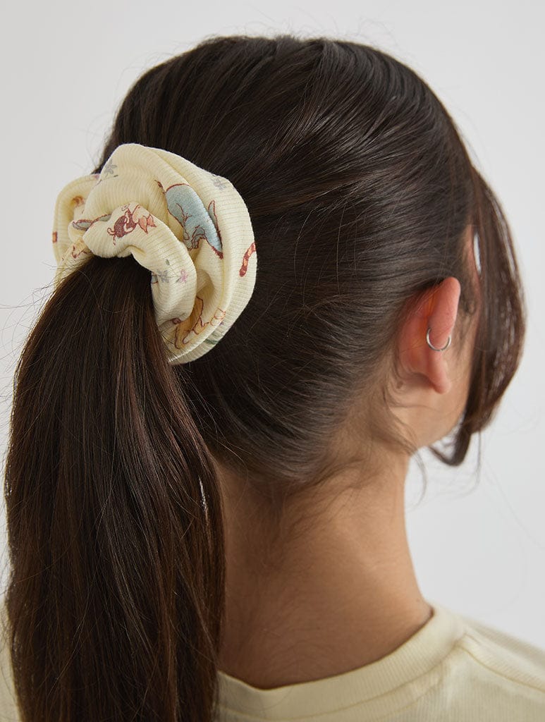 Disney Winnie The Pooh Retro Ribbed Pyjama Shorts Set Lingerie & Nightwear Skinnydip London