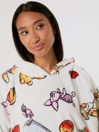 Disney Winnie the Pooh Strawberry Blanket Hoodie Lingerie & Nightwear Skinnydip London