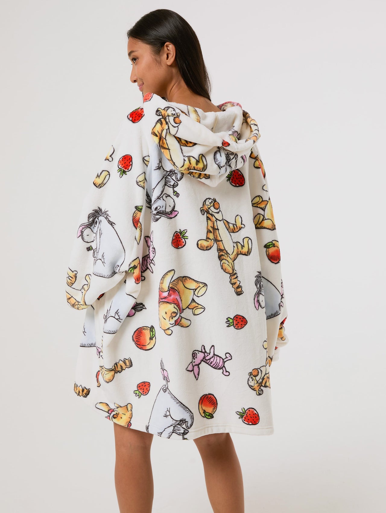Disney Winnie the Pooh Strawberry Blanket Hoodie Lingerie & Nightwear Skinnydip London