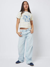 Disney Winnie the Pooh Stripe Baby Tee Tops & T-Shirts Skinnydip London