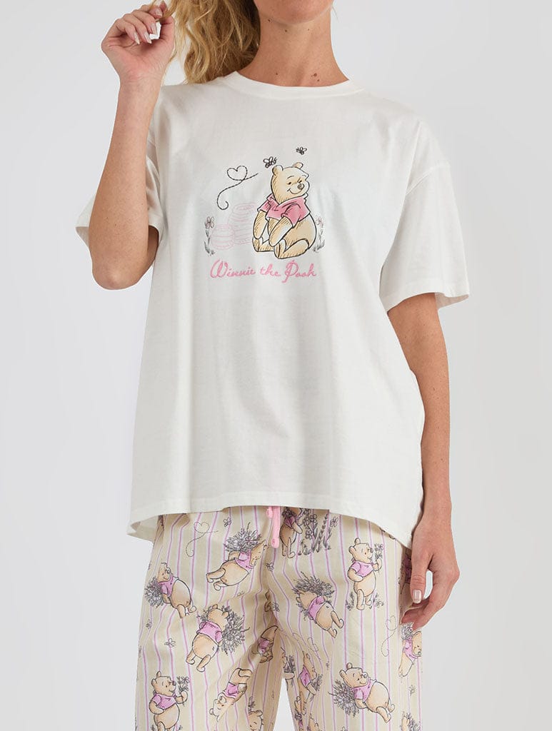 Disney Winnie the Pooh Striped Pyjama Set Lingerie & Nightwear Skinnydip London