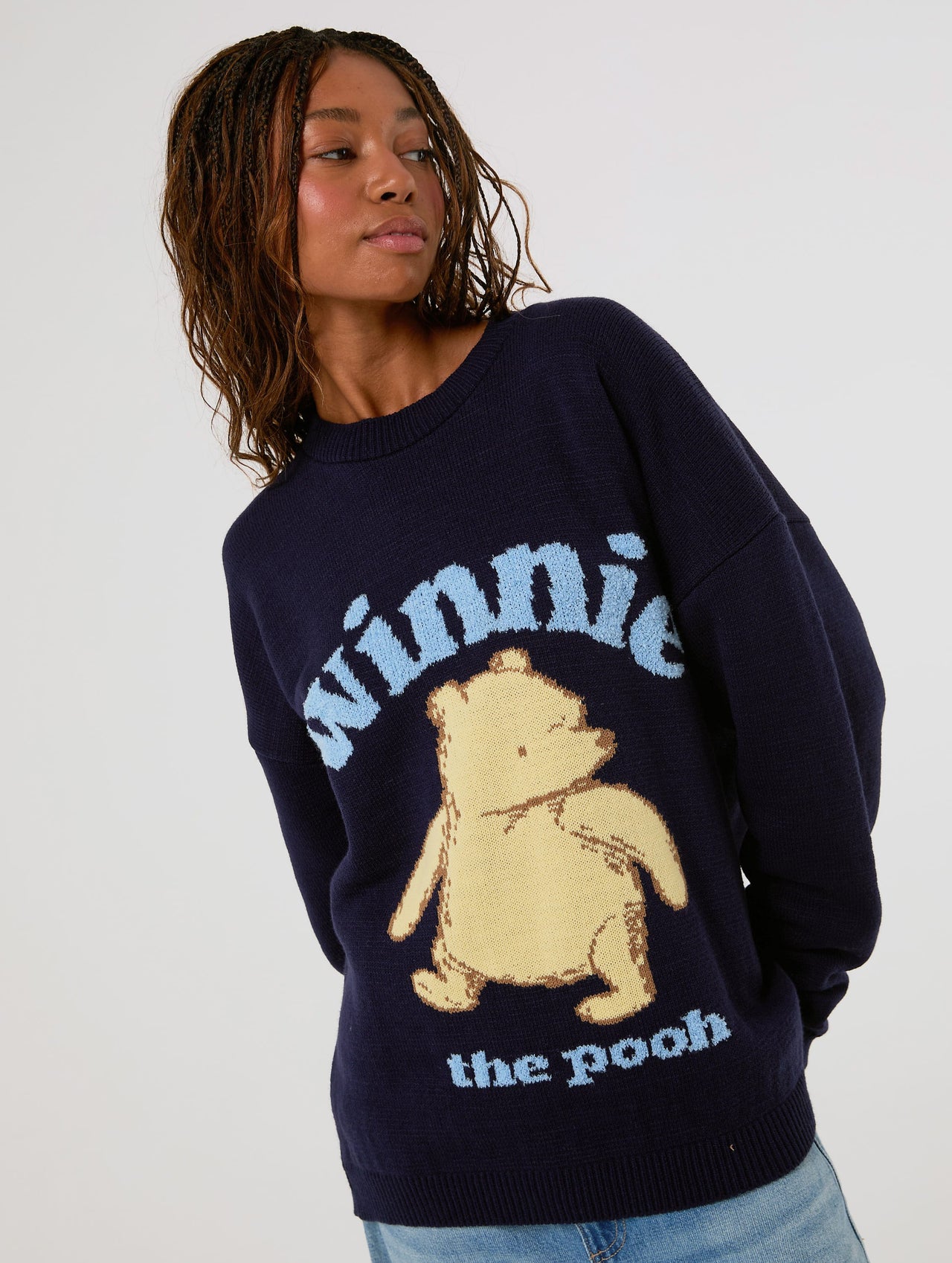 Disney Winnie the Pooh Winnie Knit Jumper Jumpers & Cardigans Skinnydip London