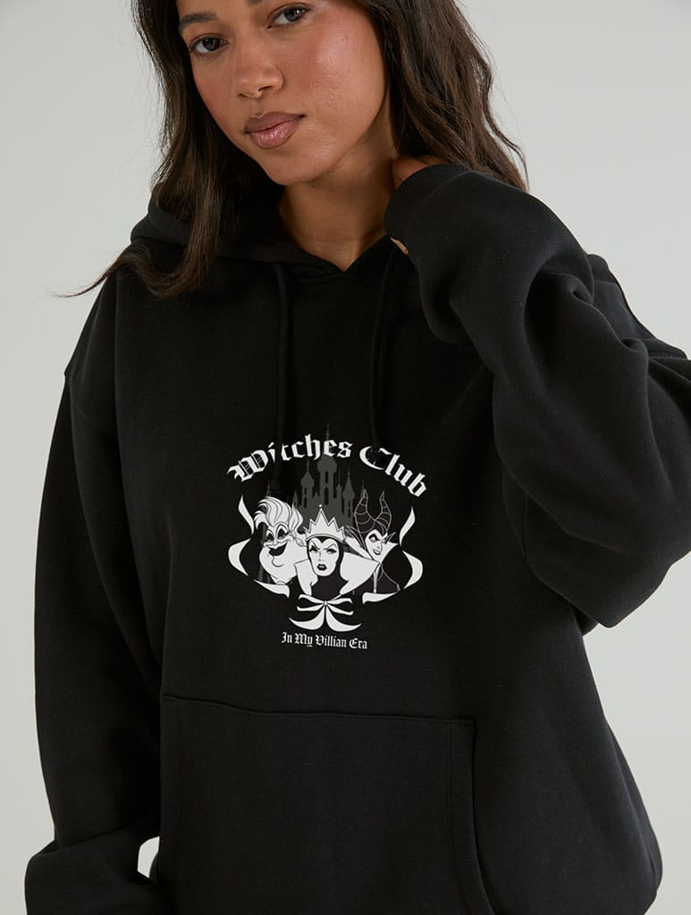 Disney Witches Club Hoodie In Black Hoodies & Sweatshirts Skinnydip London