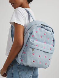 Ditsy Strawberry Backpack Bags Skinnydip London
