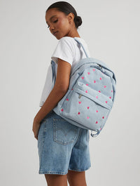 Ditsy Strawberry Backpack Bags Skinnydip London