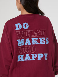 Do What Makes You Happy Sweatshirt Hoodies & Sweatshirts Skinnydip London