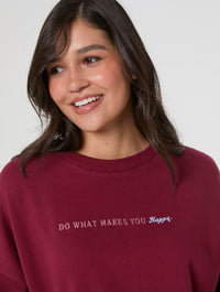 Do What Makes You Happy Sweatshirt Hoodies & Sweatshirts Skinnydip London