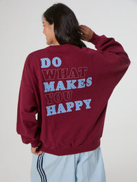 Do What Makes You Happy Sweatshirt Hoodies & Sweatshirts Skinnydip London