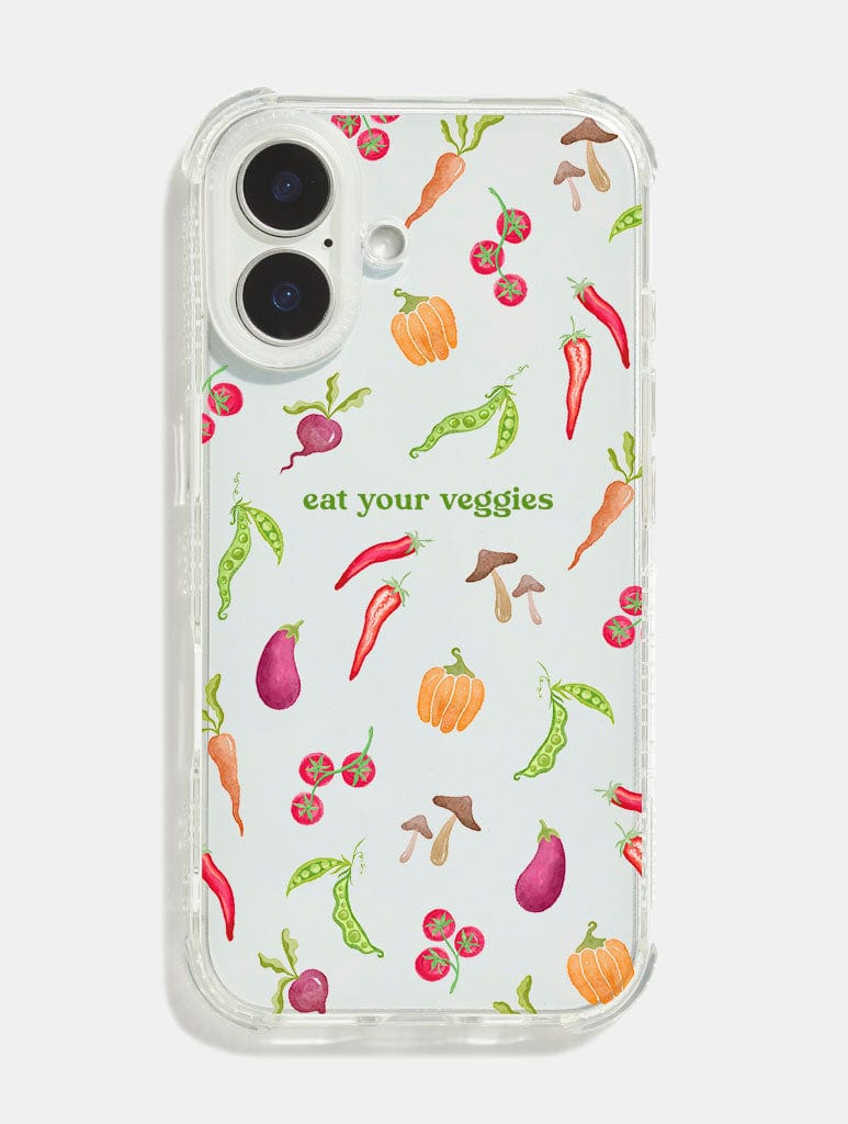 Eat Your Veggies Shock iPhone Case Phone Cases Skinnydip London