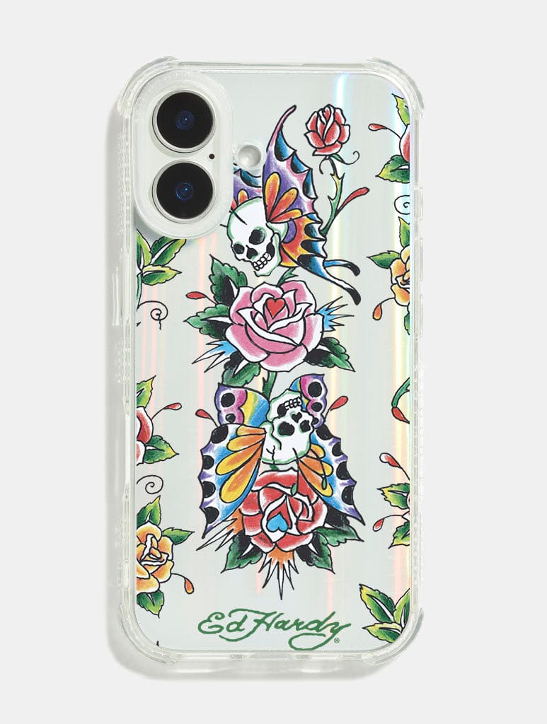 Ed Hardy x Skinnydip Multi Pattern Shock iPhone Case Phone Cases Skinnydip London