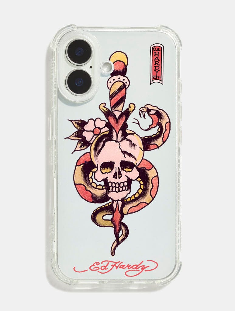 Ed Hardy x Skinnydip Skull & Snake Shock iPhone Case Phone Cases Skinnydip London