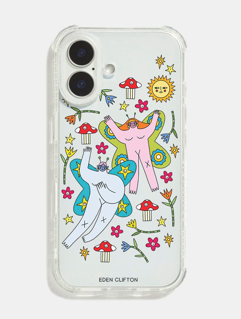 Eden Clifton x Skinnydip Flower Fairies Shock iPhone Case Phone Cases Skinnydip London