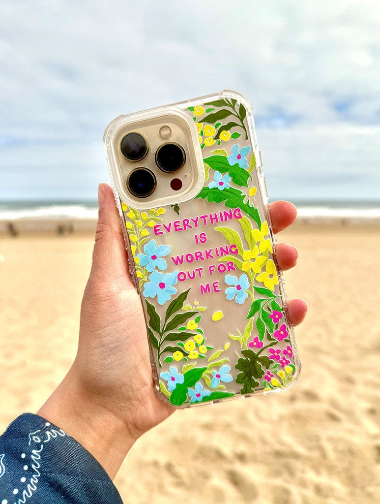 Elizabeth Rachael x Skinnydip Everything Is Working Out For Me Shock iPhone Case Phone Cases Skinnydip London