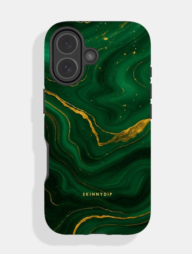 Emerald Marble Ultra Protective iPhone Case Phone Cases Skinnydip London