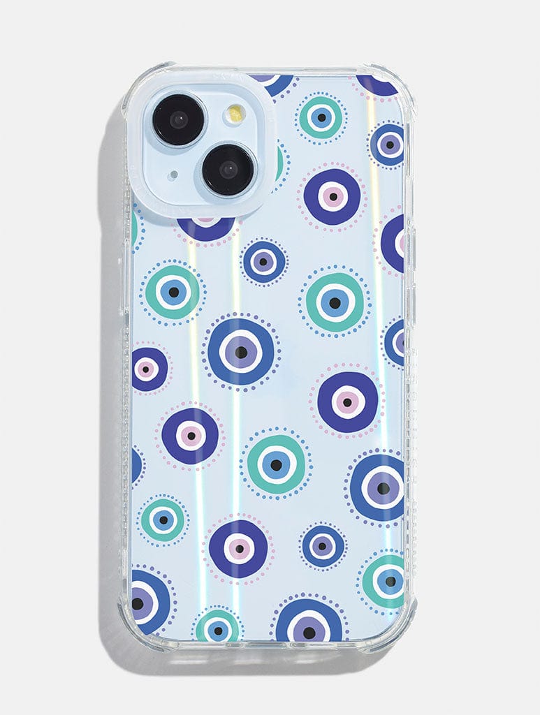 Evil Eye Holo Shock iPhone Case | Crystal Girlie Cases | Skinnydip London Evil Eye Holo Shock iPhone Case | Crystal Girlie Cases | Skinnydip London