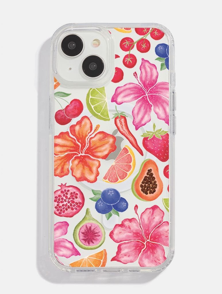 Exotic Fruit & Flowers MagSafe iPhone Case | Tropical Phone Cases Exotic Fruit & Flowers MagSafe iPhone Case | Tropical Phone Cases